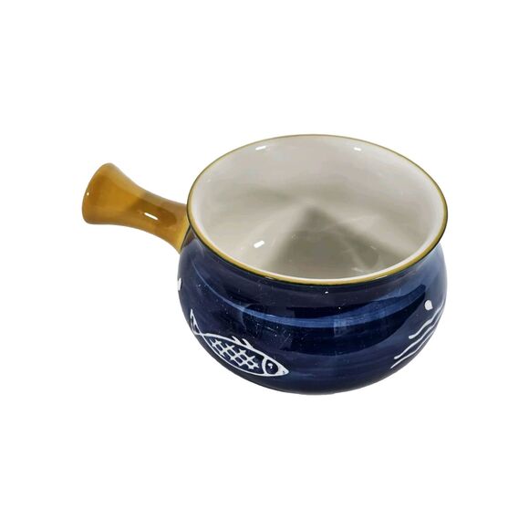 Jusalpha Bowl Set Breakfast Individualized Creative Fish Pattern Ceramic - Picture 3 of 5